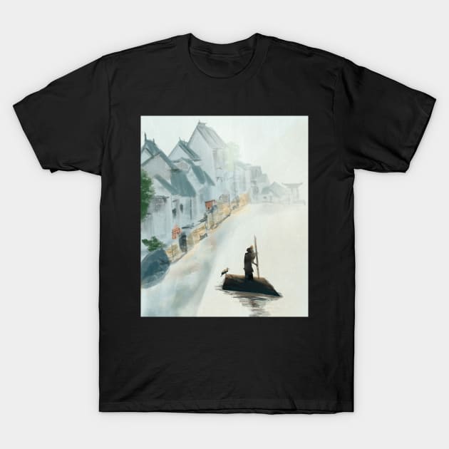 Water city | Artprint T-Shirt by Archana7